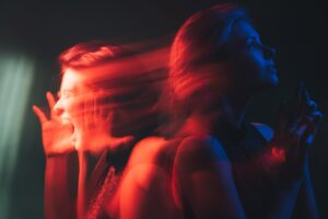 a young woman struggles to cope with the combined symptoms of her bipolar disorder and depression