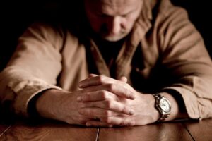 a man struggles to conceal the effects of his meth abuse