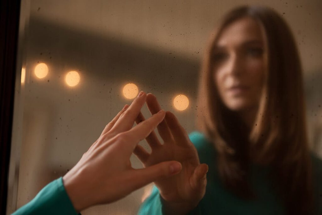 a woman struggles to manage the symptoms of a personality disorder