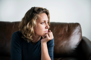 a woman worries about how long alcohol will stay in her system