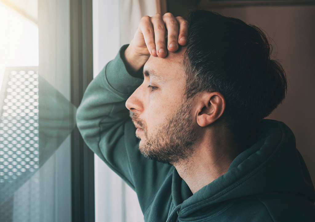a man starts to feel better after beginning suboxone treatment