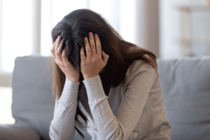 a woman experiences some bad morphine side effects